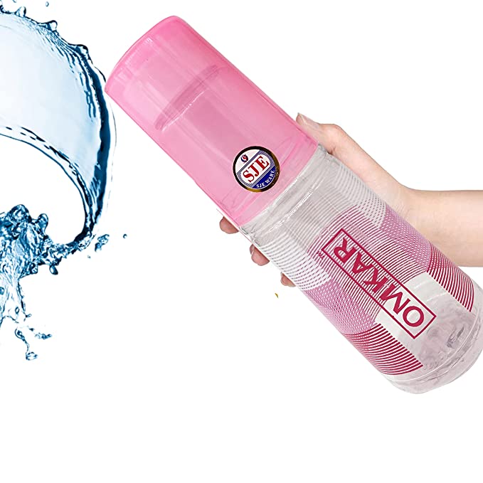 Sjeware Plastic Bottleplasticwater Bottles , Refrigerator Bottle 100 % Leak Proof Unbrakable Shock Proof ,Set Of 1Multicolor