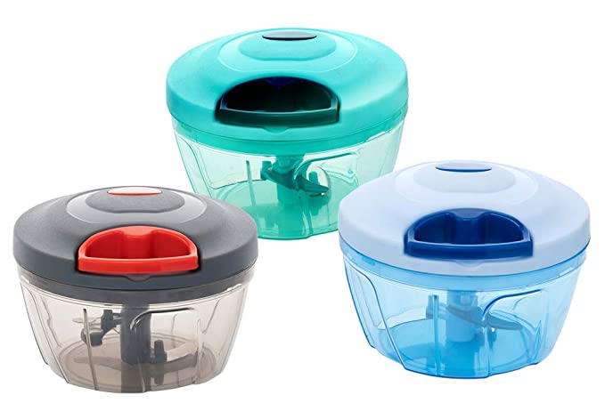 Water Craft Manual Compact & Powerful Hand Held Food Vegetable Chopper ( Multicolour)