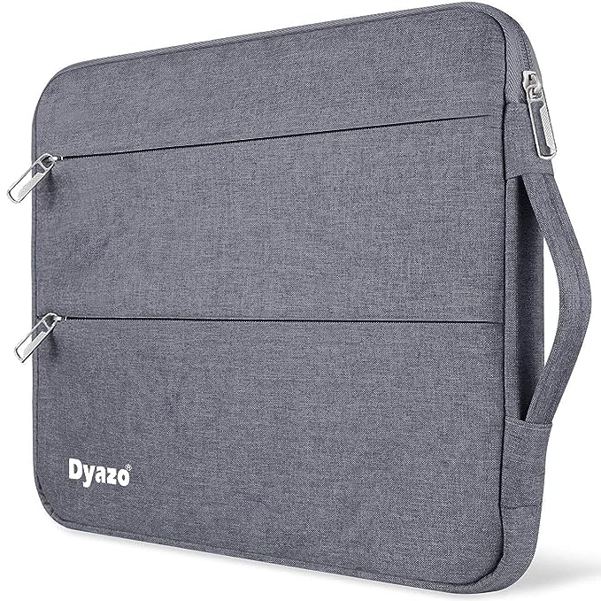 Dyazo Water Resistant Laptop Sleeve/Laptop case/laptop cover with Handle Compatible for 15 Inch to 15.6" Inches laptops & Notebooks - Grey