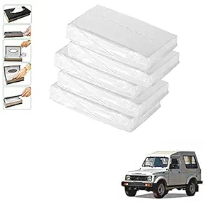Auto Addict Car Tissue Refiller Set of 5 Pcs with 200 Sheets (100 Pulls) in Each for Maruti Suzuki Gypsy