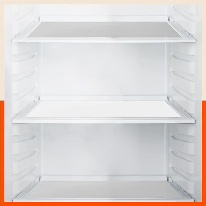 Matworks by Bathla - VIDA Multipurpose Translucent Texture Fridge Mats / Surface Protection Liner | Temperature Resistant, Washable & Non Slip |White & Grey Combo (45 cm X 30 cm 425 GSM)