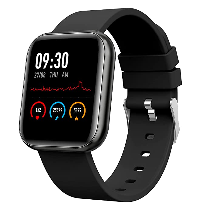 Helix Metalfit SPO2 smartwatch with Full Metal Body and Touch to Wake Feature, HRM, Sleep & Activity Tracker