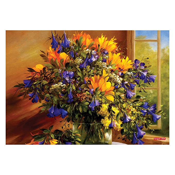 Rangoli Medium Sparkle Lamination Wall Sticker