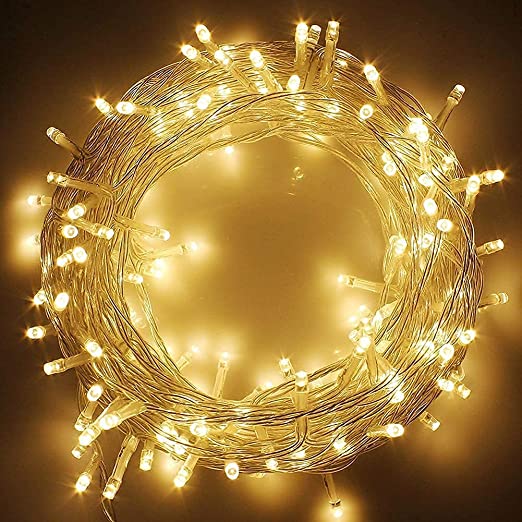 BRIGENIUS- Store Still LED String Light for Diwali Lights (Warm White)