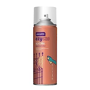 Asian Paints ezyCR8 Apcolite Enamel Paint Spray (Grey) Multi-Surface DIY Spray Paint for metal, wood, wall  -  400ml Can