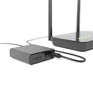 Cuzor Mini UPS for Jio Fiber & Airtel Xtreme Routers | Power Backup Upto 5 Hours | UPS for 12V WiFi routers Upto 2.5A | 2x2900 mAh Batteries | UPS for uninterrupted Wi-Fi | Portable UPS | WiFi UPS