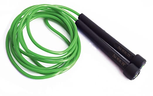 Aurion SR-404 Jump Rope Workout-Professional Skipping Rope Silicone Comfortable Grips, Heavy Jump ropes Adults Fitness Women Men, Cardio Boxing Endurance Training Exercise SR-402
