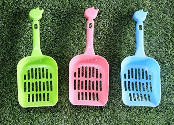 EcoSoft Easy Clean Plastic cat Litter Scoop (Color May Vary)