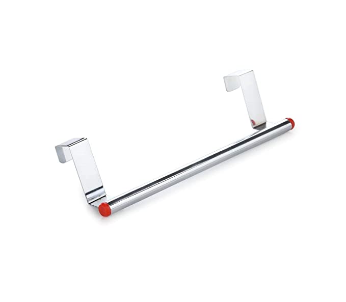 Stewit Cabinet Door Kitchen Towel Bar ,9" Inch (Approx) (1), Silver, Medium (ST-Hook)