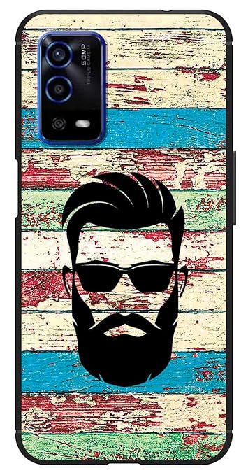 Amazon Brand - Solimo Mobile Case Rubber Pouch for OPPO A55 (SOLOPPOA55CF0024_Multicolor)