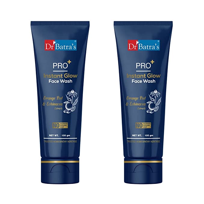 [Apply Coupon] - Dr Batra's®PRO+Instant Glow Face Wash-100 g (Pack of 2)