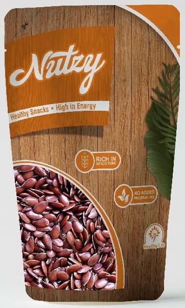 Nutzy Premium Seeds (Flax Seeds, 500g)