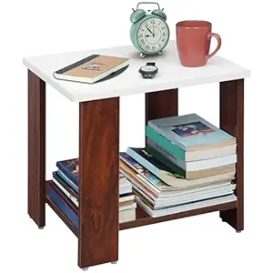 ABOUT SPACE Wooden Side Table L 47 x B 40 x H 42 cm