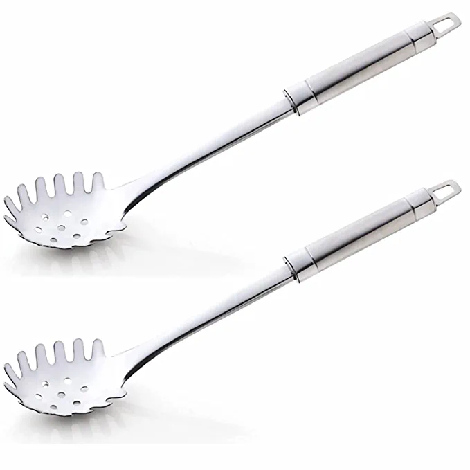 Signoraware Spagethi Server (Dual Tone) 14 inch, Set of 2, Silver