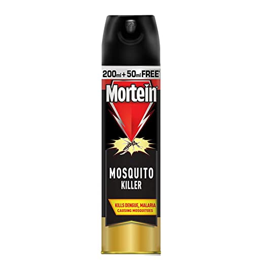 Mortein Flying Insect Killer - Mosquito & Fly Killer Spray, Instant Kill, Fresh fragrance - 250 ml | 100% Kill Guarantee