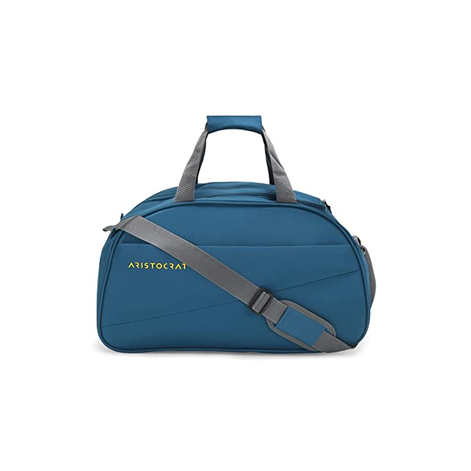 [Apply Coupon] - Aristocrat Polyester Hard 50 Cms Luggage- Suitcase Travel Duffle (Dfroo52Etbl_Teal Blue)