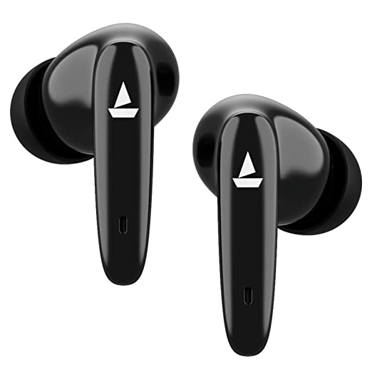 boAt Airdopes 181 in-Ear True Wireless Earbuds with ENx  Tech, Beast  Mode(Low Latency Upto 60ms) for Gaming, with Mic, ASAP  Charge, 20H Playtime, Bluetooth v5.2, IPX4 & IWP (Carbon Black)