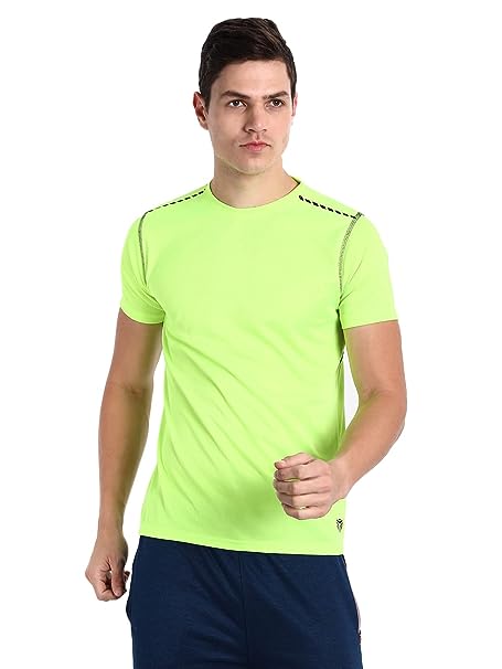 [Size: S] - Tromko Men Spandex Ultra Slim Fit Round Neck Activewear Tshirts