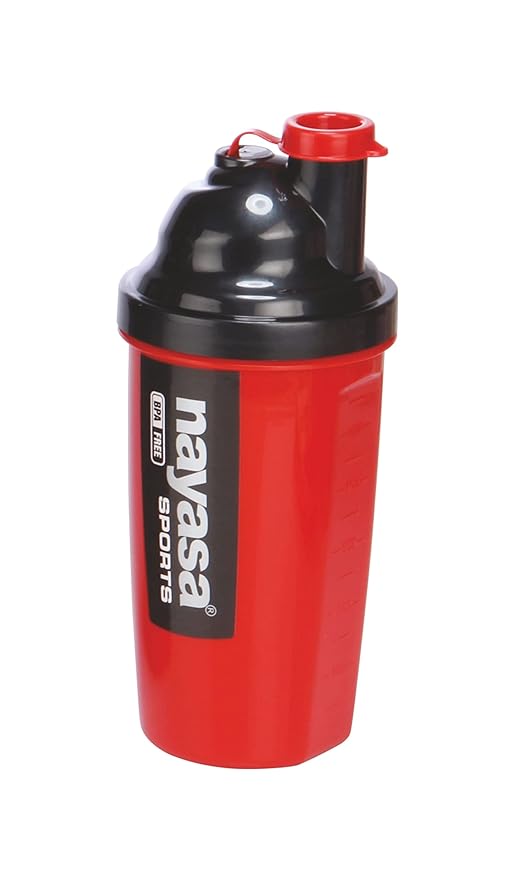 Nayasa Shaker No.1_700 ml_Red, Plastic, Pack of 1