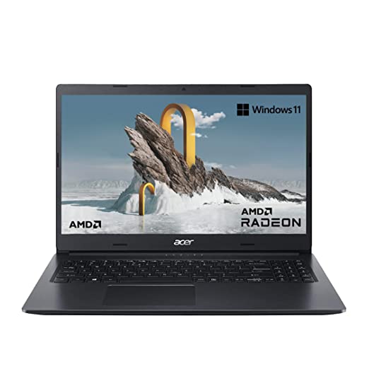 Acer Aspire 3 AMD 3020e Dual core Processor (4GB DDR4 RAM / 1TB HDD / Windows 11 Home/ Black /Narrow Bezel / 1.9 Kg) A314-22 with 14 inches (35.5 cm) HD Display Laptop