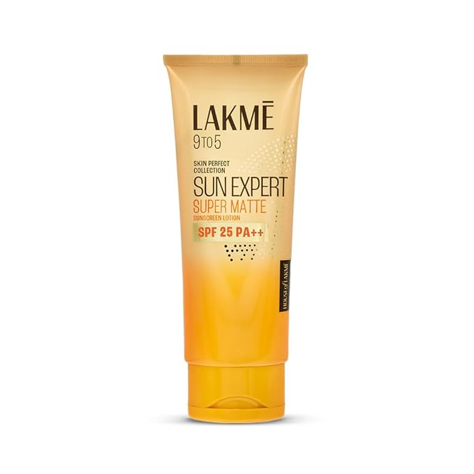 Lakme Sun Expert SPF 25 PA++ Super Matte Lotion Sunscreen, Lightweight, Non Sticky,50ml