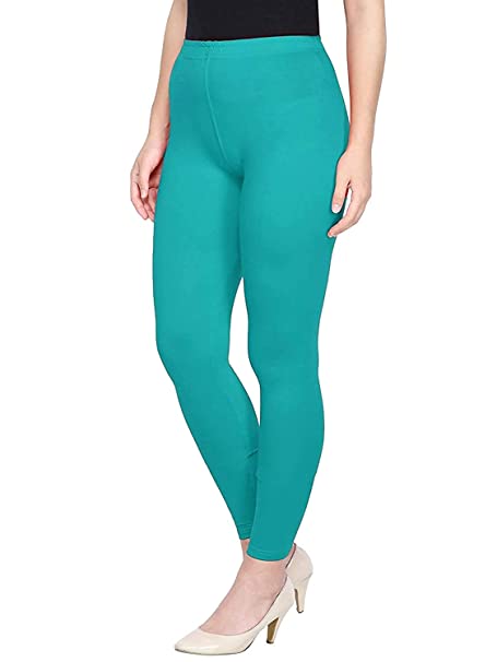 Qai Women's & Girl's Stylish Lycra Cotton Ankle Length Free Size Leggings