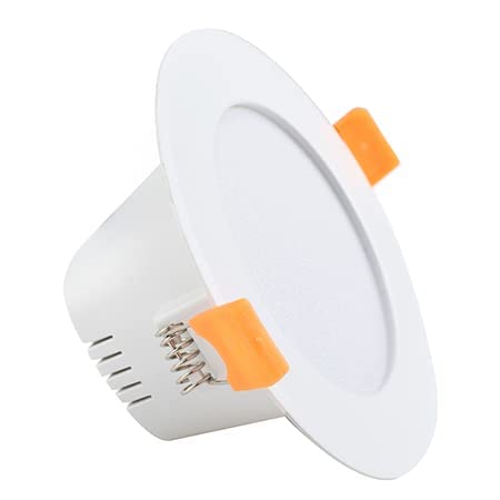 MOXFAB LITE Classic Ceiling Concealed LED Light - Round 7W LED Down Light (White, Pack of 1)