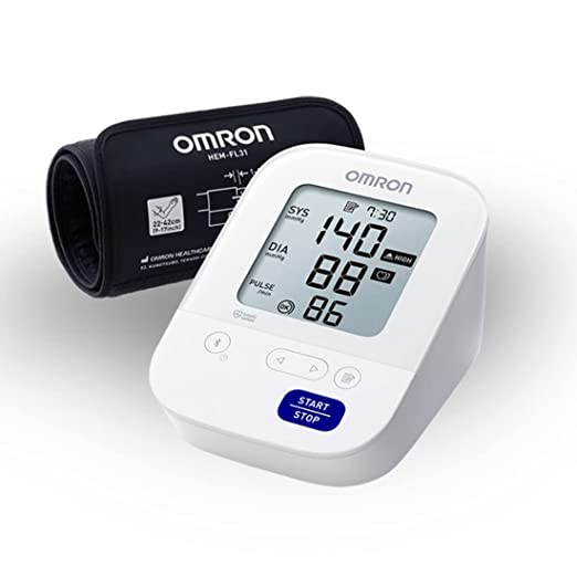 Omron HEM 7156 T Digital Blood Pressure Monitor with 360° Accuracy Intelli Wrap Cuff for All Arm Sizes Accurate Measurements and Bluetooth Connectivity