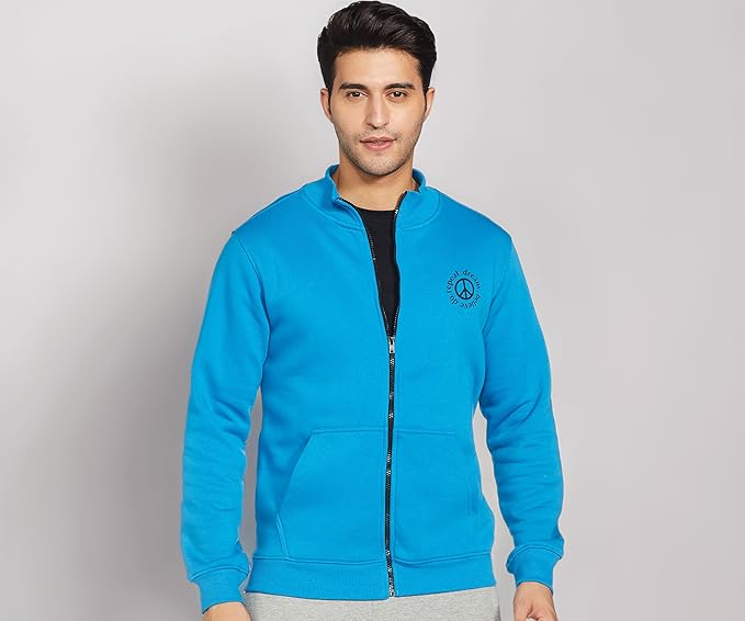 Amazon Brand - Symbol Men's Cotton High Neck Sweatshirt