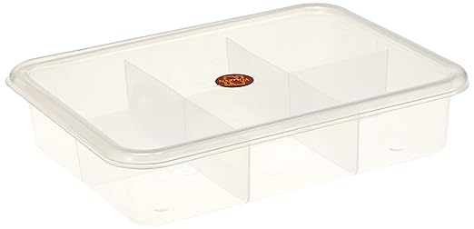 Nakoda 6 Star mini Storage Box for Multipurpose Use,Transparent