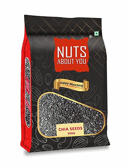 Nuts About You CHIA Seeds, 200 g | Raw | Premium | 100% Natural | Diet Food