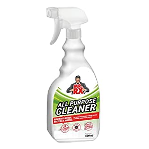 [Apply Coupon] - Mr. RX All Purpose Cleaner Spray & Odour Removal 500ml, Just Spray & Wipe to Eliminate Dirt, Dust, Odour, Virus and Bacteria With Hydrogen Peroxide