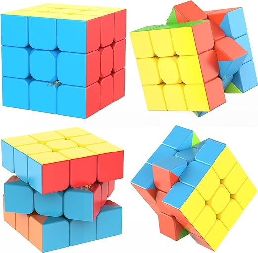 Toy Imagine Smart Activity Magical Cube 3X3X3 Easy|Brainstorming Puzzle Cube|and Smooth Rotation Colorful Cube High Speed Sticker-Less Puzzle Game, Multicolor(Age 6+ Years and Above)