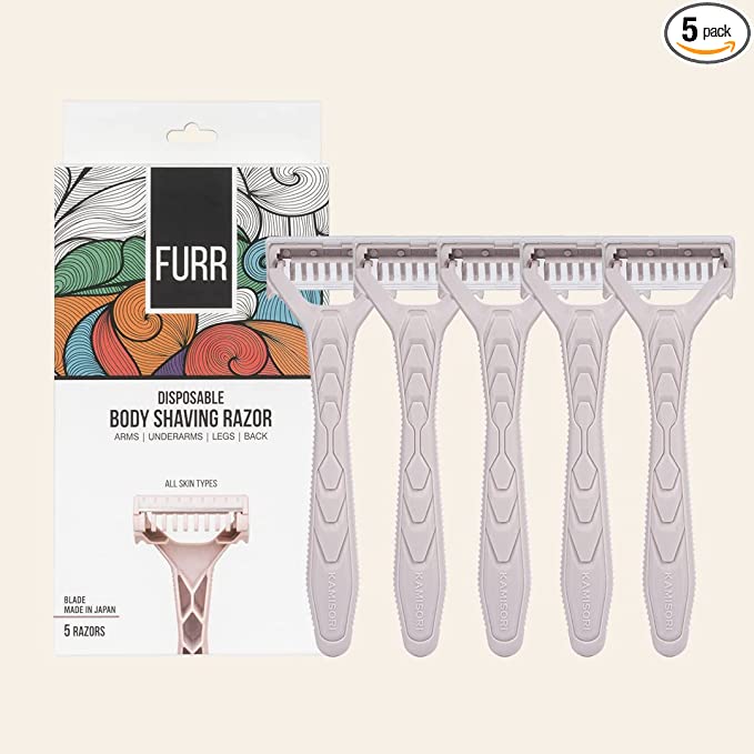 FURR Disposable Body Shaving Razor for Women | 1N | Gentle On Skin | No Cuts & Bumps