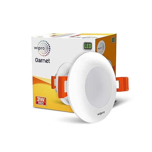 wipro Garnet 3W Mini LED Downlight red
