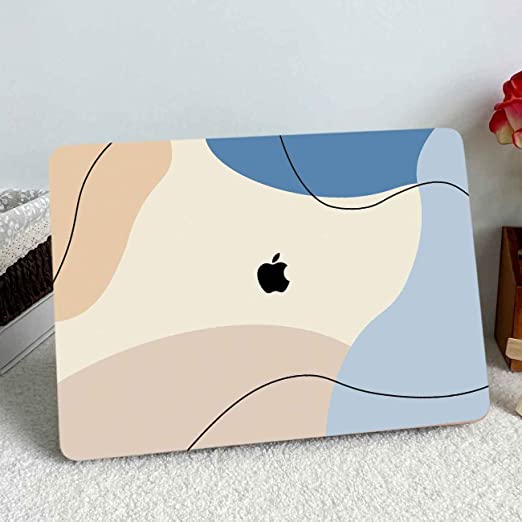 Kotart Full Panel Vinyl Printed Laptop Skin for Apple Laptop Upto 15.6 Inch - HD Classic Design Printed Laptop Skin ( Blue , 11 x 16 inch )