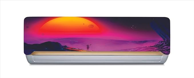 K2A Decor Beautiful Sunset with Baby Girl Ac Sticker (Multicolor PVC Vinyl 30x91)