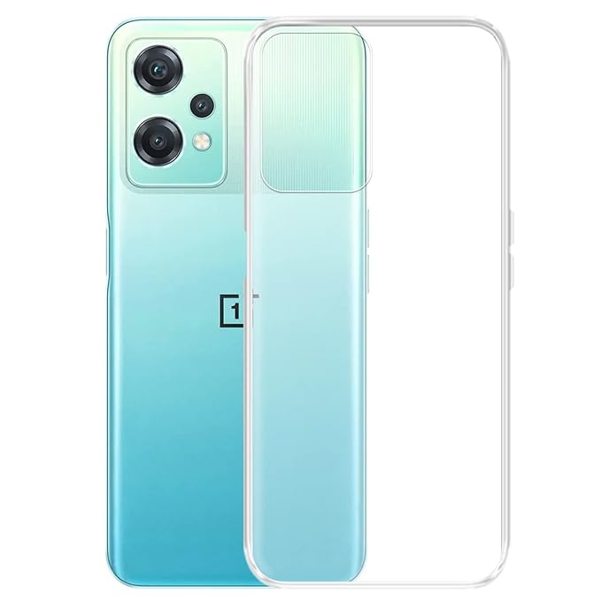 Amazon Brand- Solimo Pouch for OnePlus Nord CE 2 Lite 5G (Silicone_Clear)