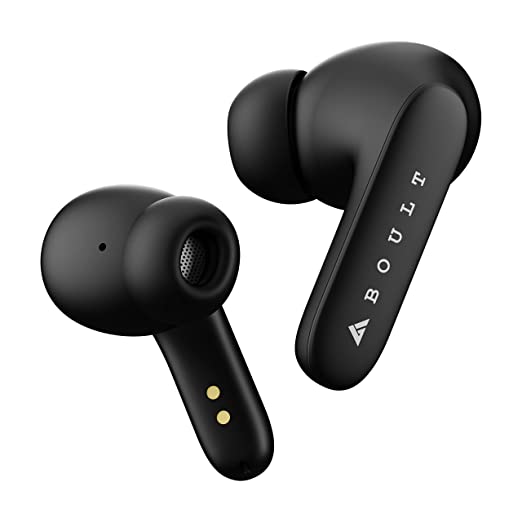 Boult Audio Z20 Truly Wireless in Ear Earbuds with 51H Playtime, Zen" Clear Calling ENC Mic, Made in India, Low Latency Gaming, Rich Bass Drivers, IPX5, Voice Assistant, Bluetooth 5.3 Ear Buds (Black)