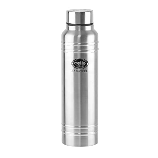 CELLO Mileage Stainless Steel Water Bottle, 1000 ml, 1 Unit, Silver