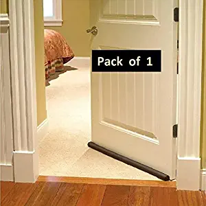 Door Bottom Sealing Strip Guard for Home Under Door Draft Fabric Cover Gap Sealer - Stops Light/Dust/Cool-Hot Air Escape Sound-Proof Reduce Noise (Size-36 inch)