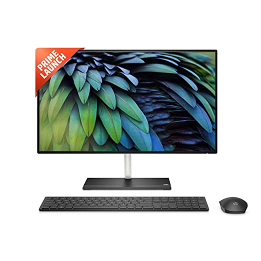 [Apply Coupon] - HP All-in-One AMD Ryzen 5-5625U 23.8 inches(60.5 cm) 8GB RAM/512GB SSD/FHD, Micro-Edge, Anti-Glare Display/Wireless Keyboard & Mouse/Radeon Graphics/Windows 11/MSO 2021, 24-ck0678in