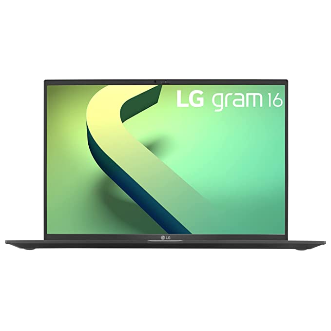 LG Gram16 Intel EVO-[12th Gen Core i7/Win11/16GB/512GB SSD Intel Iris Xe Graphics] [Thunderbolt4/USB-C] [FHD Webcam+Built-in AI] 80WH Battery 3Yrs Warranty(Black,1.14 Kg)