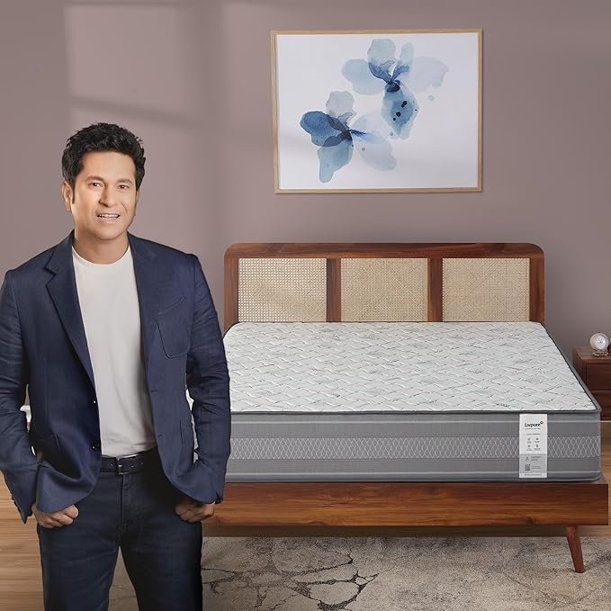Livpure Smart Ortho CURVX Memory Foam Orthopedic Mattress|Queen 78x60x6 | Medium Firm with Back Support|5D SleepTech Crafted Zone|Premium Quilted Neon Fabric|10 Years Warranty|6 Inch|Queen Size Bed