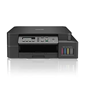 [Apply Coupon] - Brother DCP-T525W (Print Scan Copy) WiFi Ink Tank Printer, 128 MB Memory, Print Up to 15K Pages in Black and 5K in Color Each for (CMY), Get an Extra Black Ink Bottle, Free Installation