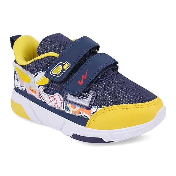 Campus Boys Velcro Running Shoes