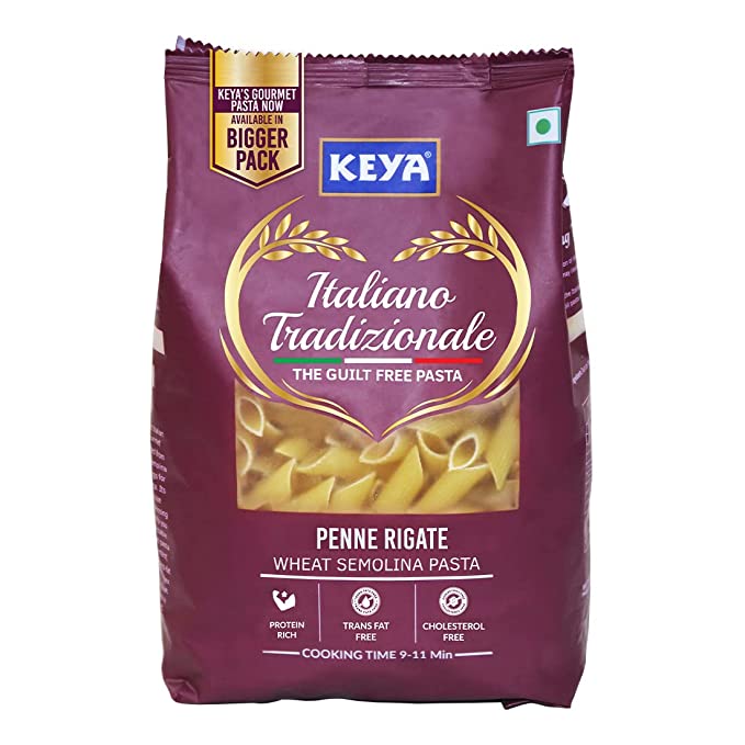 Keya 100% Durum Wheat Penne Pasta, 1kg