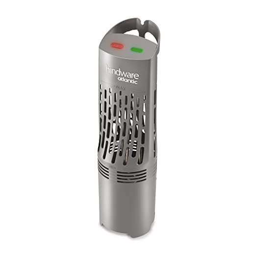 Hindware Atlantic Kweik_1.5kW Portable Wall Mount Water Heater With Thermostat and Shockproof Super Safe Shield Design and Overheat Protection (Grey)