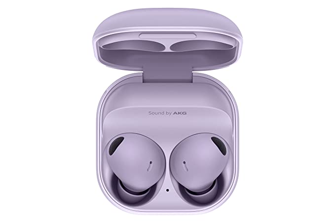 Samsung Galaxy Buds2 Pro, with Innovative AI Features, Bluetooth Truly Wireless in Ear Earbuds with Noise Cancellation (Bora Purple)