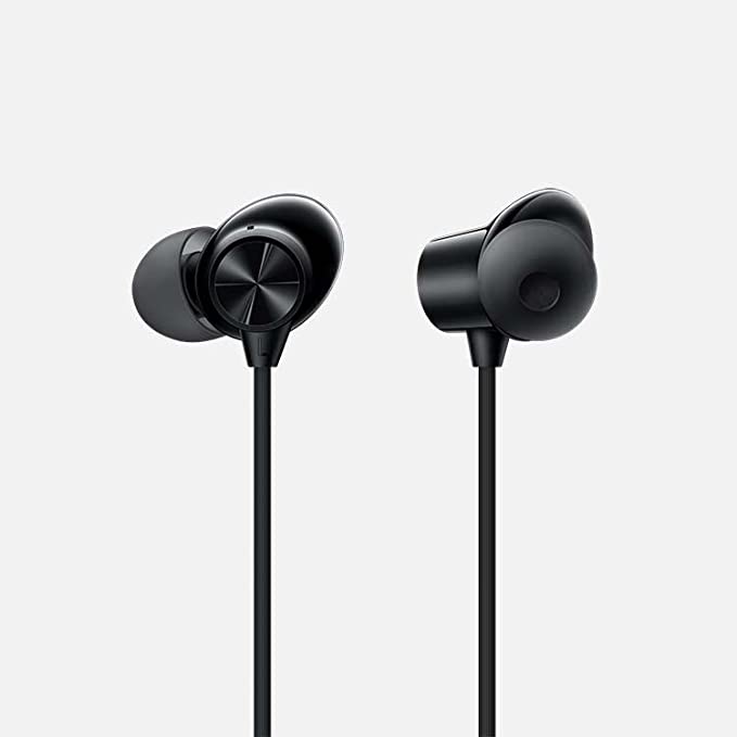 Oneplus Nord Wired Earphones with mic, 3.5mm Audio Jack, Enhanced bass with 9.2mm Dynamic Drivers, in-Ear Wired Earphone - Black